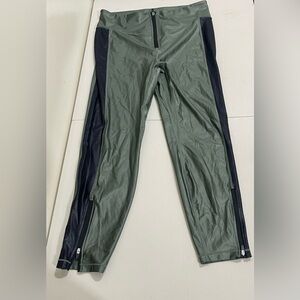 ALL ACCESS Green and Black Leggings